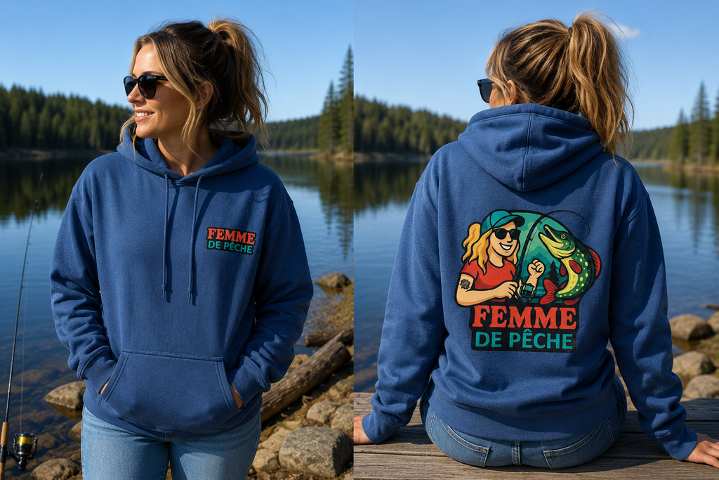 Hoodies Femme de Pêche