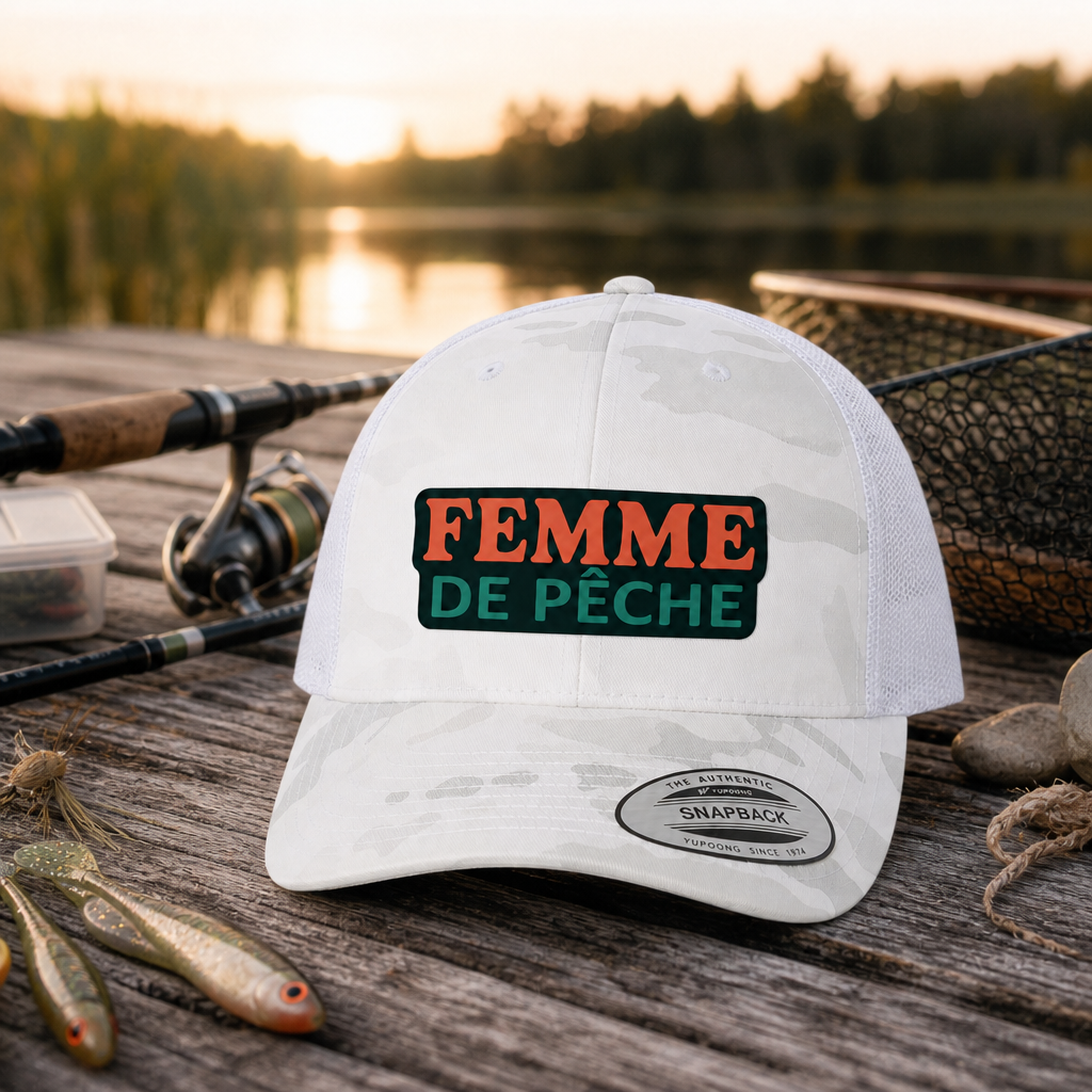 Casquette Femme de pêche 🎣 édition camouflage
