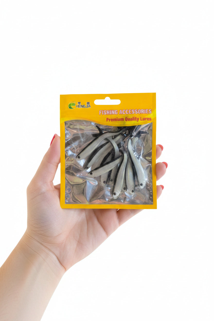 Lot de 10 leurres souples bioniques en silicone