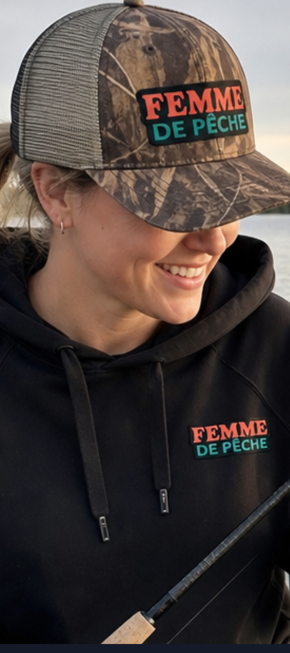 Casquette Femme de pêche 🎣 édition camouflage