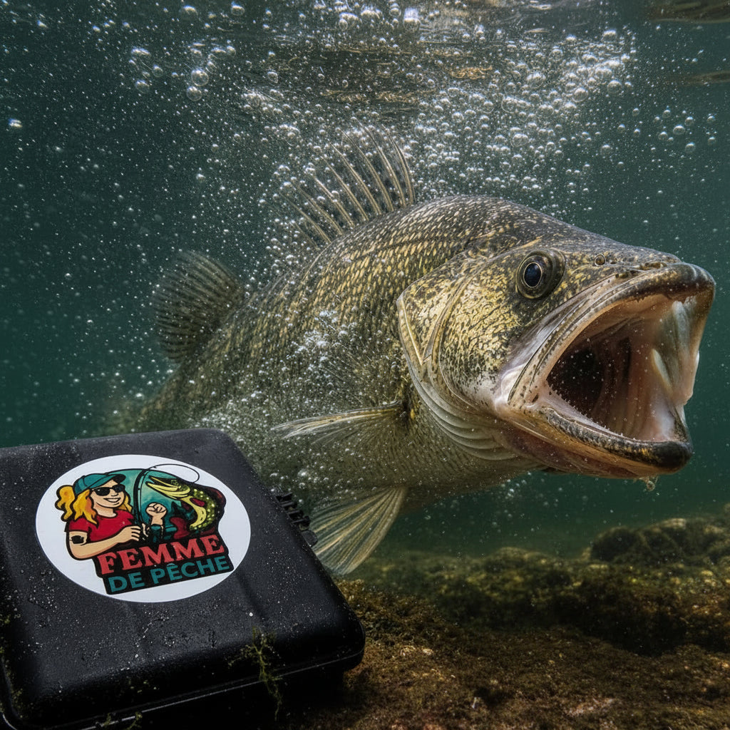 🎣 Mini Kit Doré – Édition Rivière | Femme de pêche