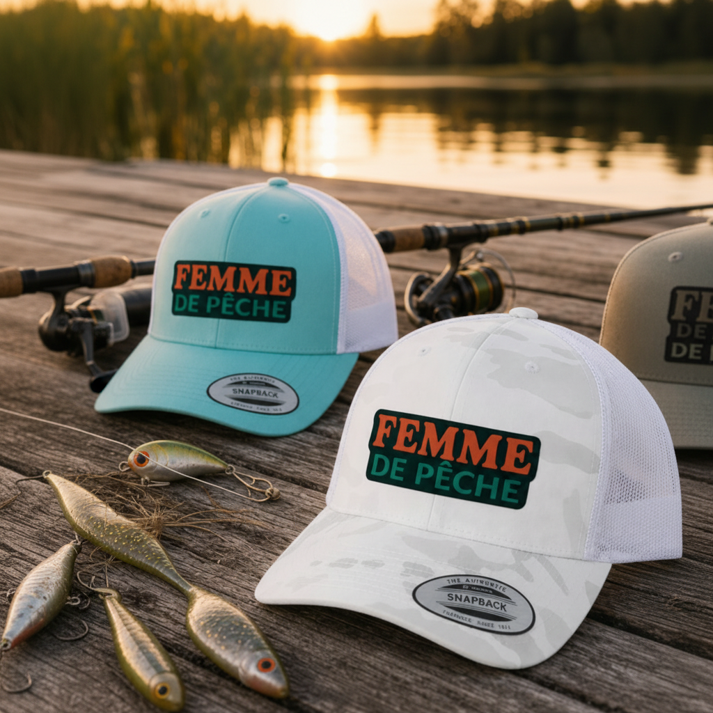 Casquette Femme de pêche 🎣 édition camouflage